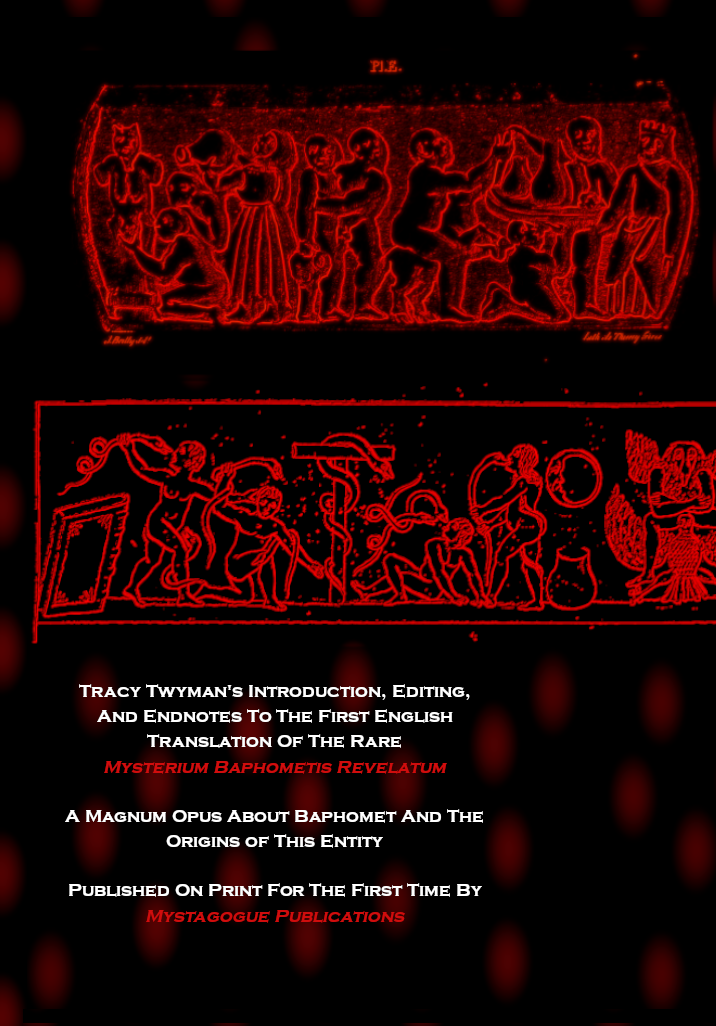 Book Back Cover: Mysterium Baphometis Revelatum Introduction & Translation & Endnotes